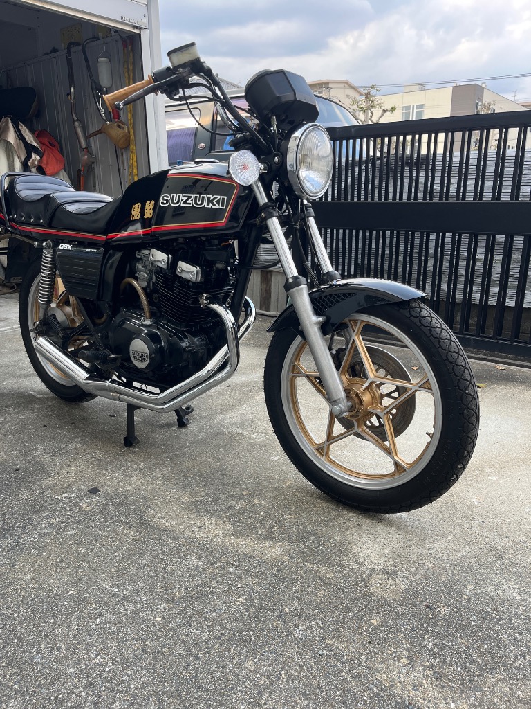 SUZUKI GSX250E ザリ 【響】 サイドクロス管 二重加工 マフラー