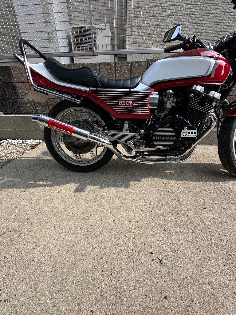 CBX400F マフラー Amazon | CBX400F DJコブラ管 メッキ / 50π 鉄 4-1