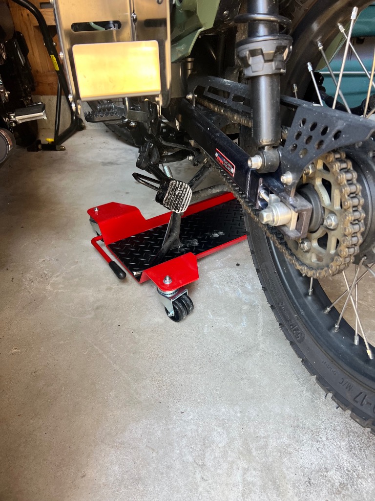 バイクドーリー センタースタンド バイク移動 キャスター ストップ