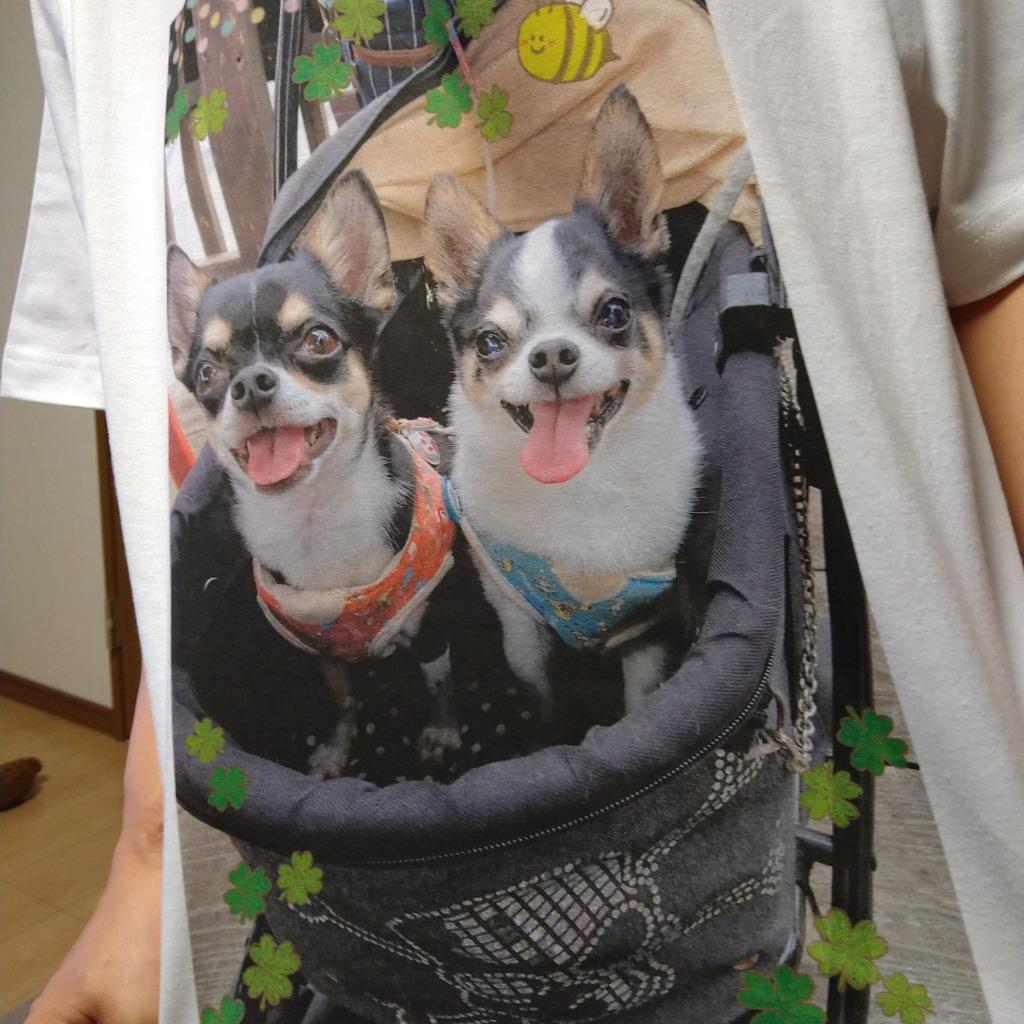 ペット 犬 写真 グッズ オリジナル Tシャツ お揃い 秋物 愛猫 プレゼント アプリ加工済OK 1枚から 本体色ホワイト 送料無料 綿100％  5.6oz :2002510-Free-07:オリジナルプリントウェアのP-Lab. - 通販 - Yahoo!ショッピング