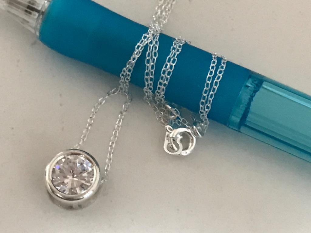 Silver925 ベゼルセッティング キュービックジルコニア 8mm 大粒 
