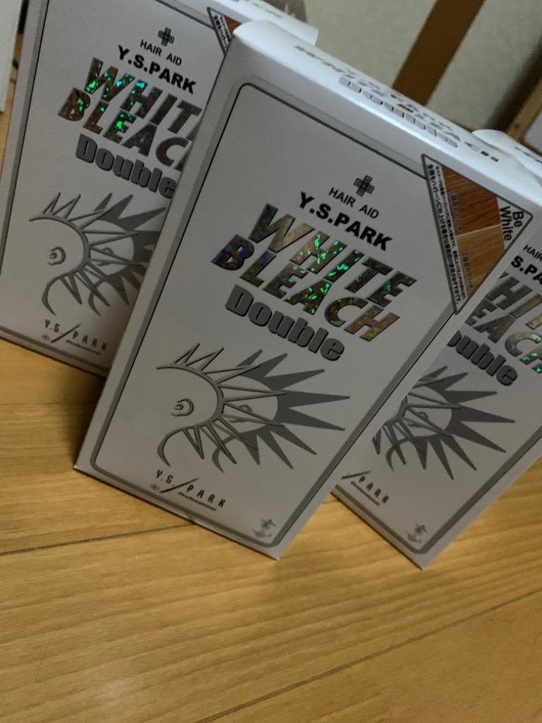 Y.S.PARK YSパーク ホワイトブリーチ ダブル×3箱｜送料無料 3箱