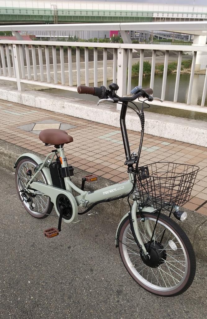 20インチ折りたたみ電動アシスト自転車 Provros P-206E 電動アシスト自転車 20インチ 折りたたみ シマノ6段変速 最大