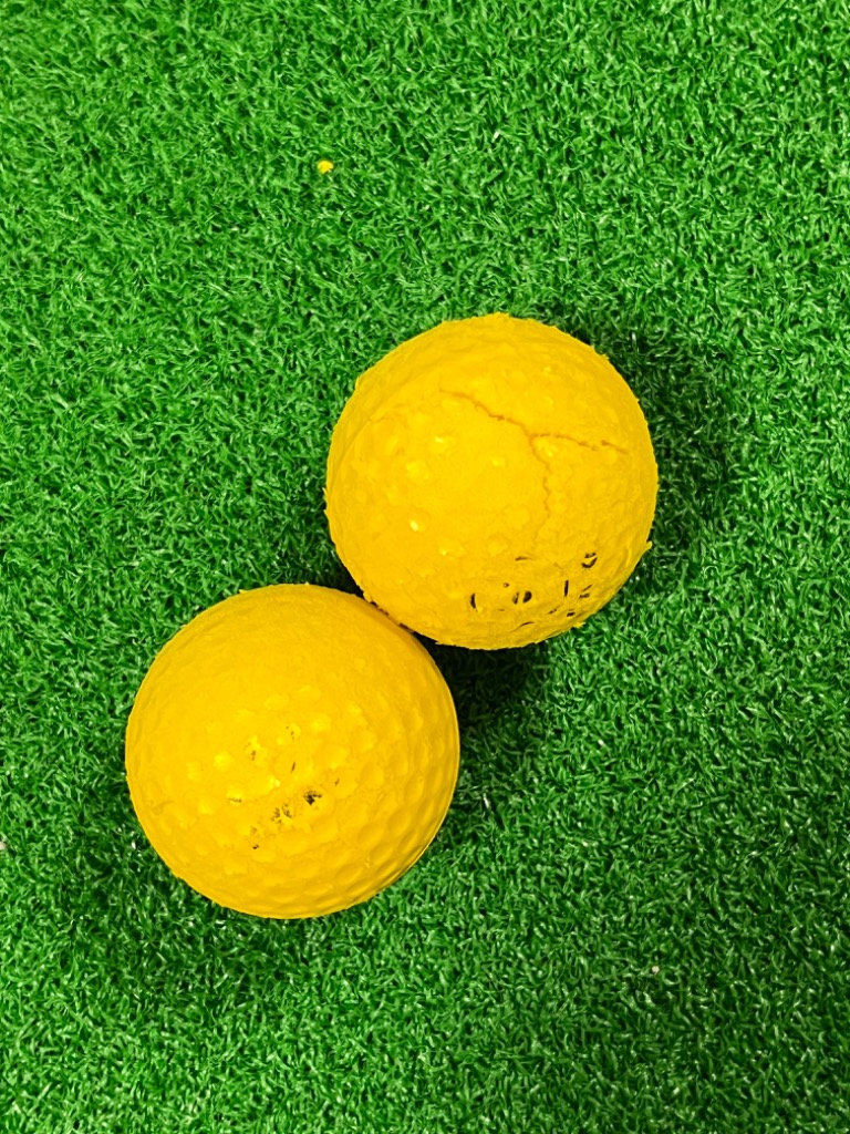 室内ゴルフ練習ボール HIYOKOボール 6球 1パック 最大飛距離50m ヒヨコ