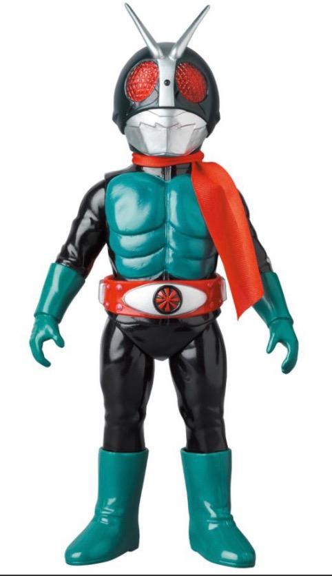 ★メディコムトイ　仮面ライダー旧2号　DX版　面取れ　ソフビ★ ☆メディコムトイ 仮面ライダー旧2号 DX版 面取れ ソフビ