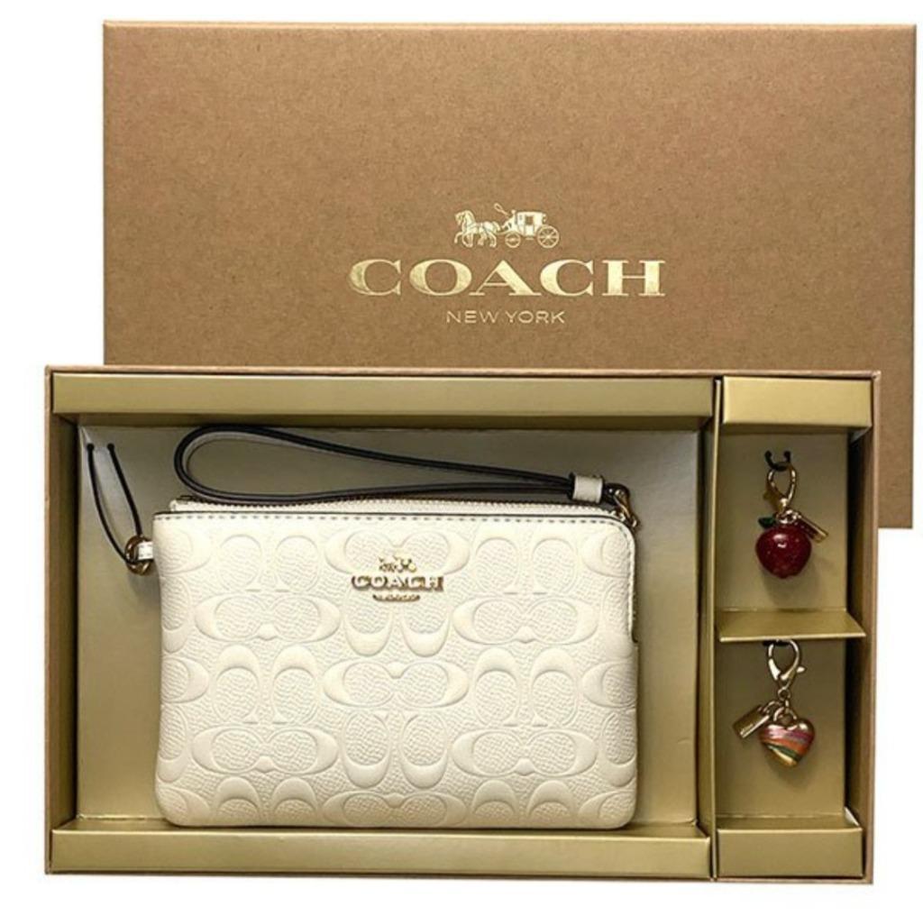 コーチ ポーチ レディース COACH 小物入れ シグネチャー レザー ジップ