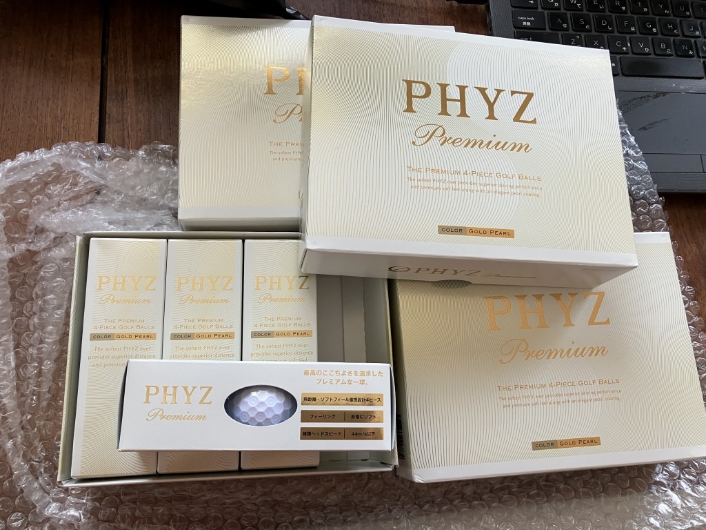 PHYZ ゴルフボール３ダースセット PHYZ ブリヂストンゴルフ ファイズプレミアム ゴルフボール 3