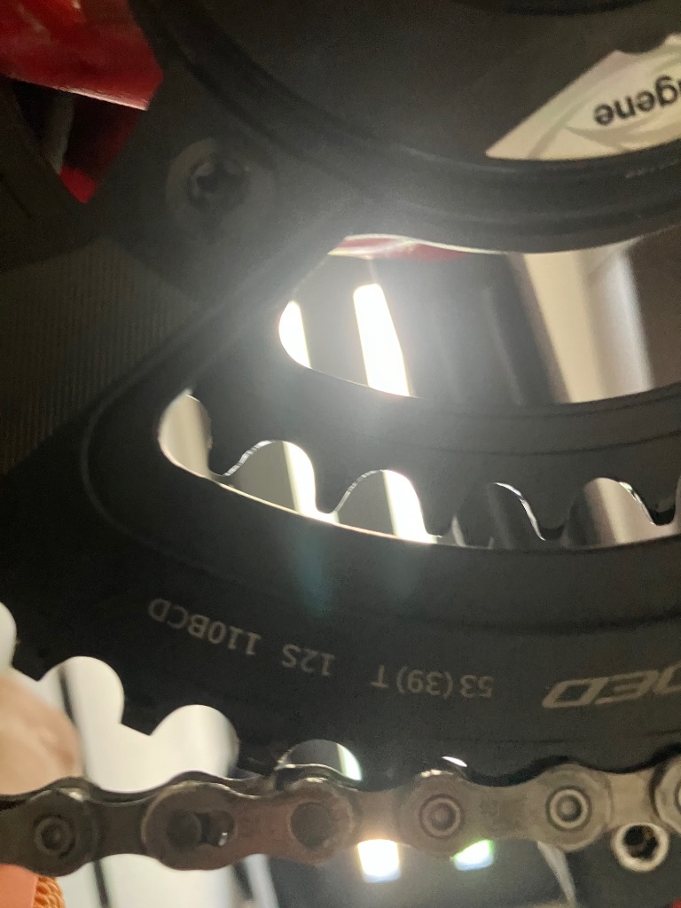マージーン QEDスプリットチェーンリングセット 50-34T 52-36T