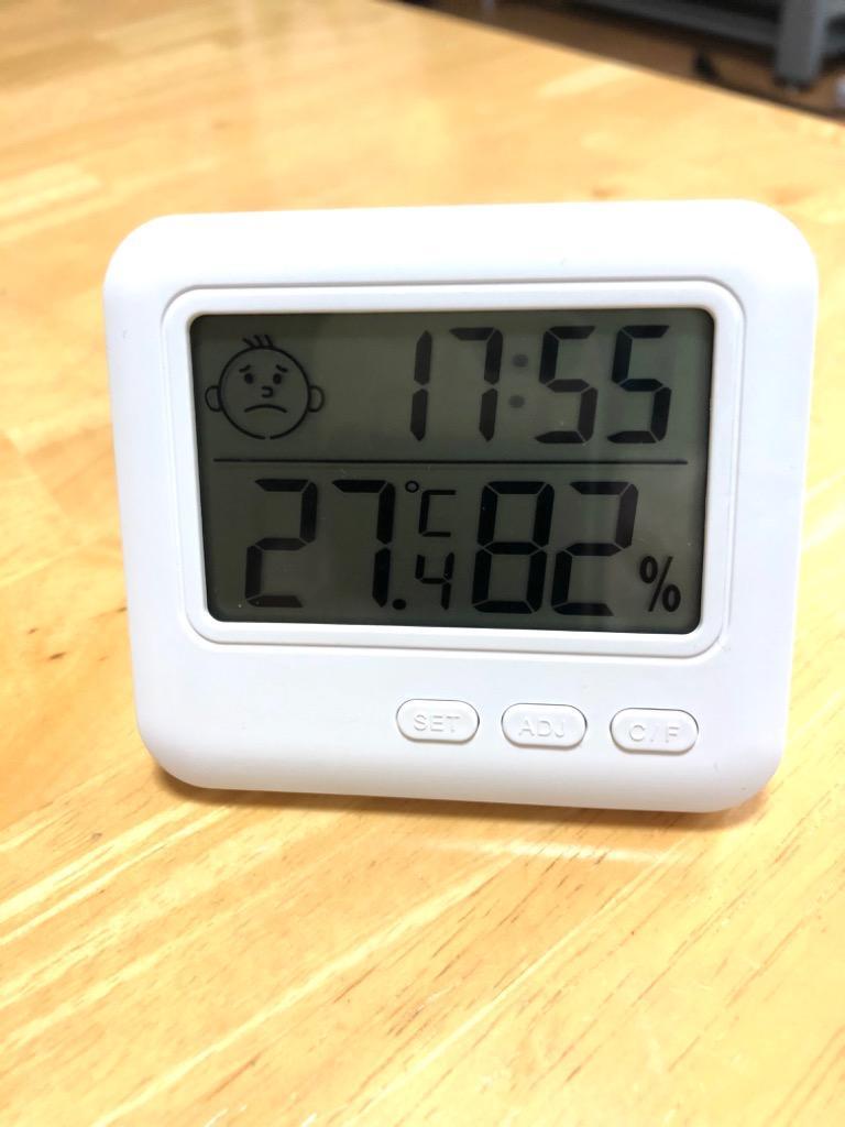 最薄・最軽量！ 温湿度計 【日本語説明書付き♪】 デジタル 温度計 