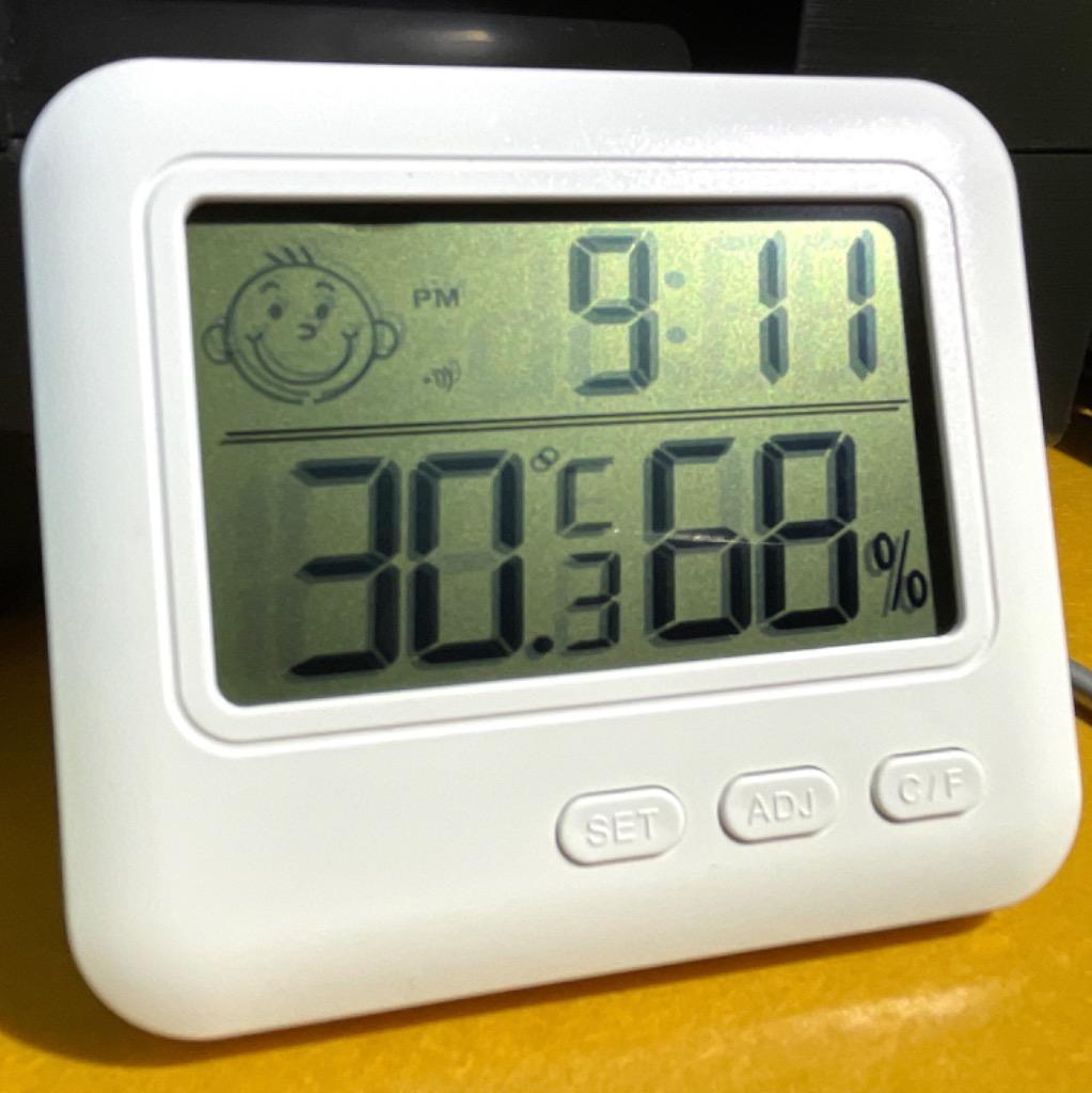 最薄・最軽量！ 温湿度計 【日本語説明書付き♪】 デジタル 温度計 