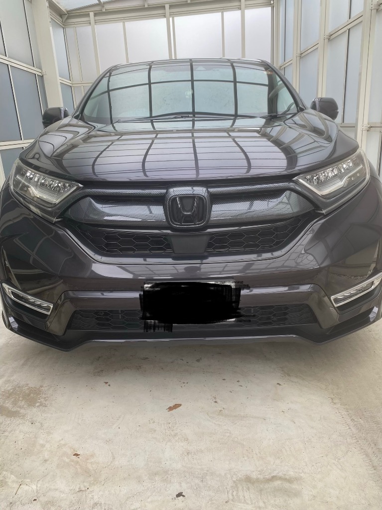 CR045 新型CR-V RW系 RT系 フロントエンブレムガーニッシュ バンパー