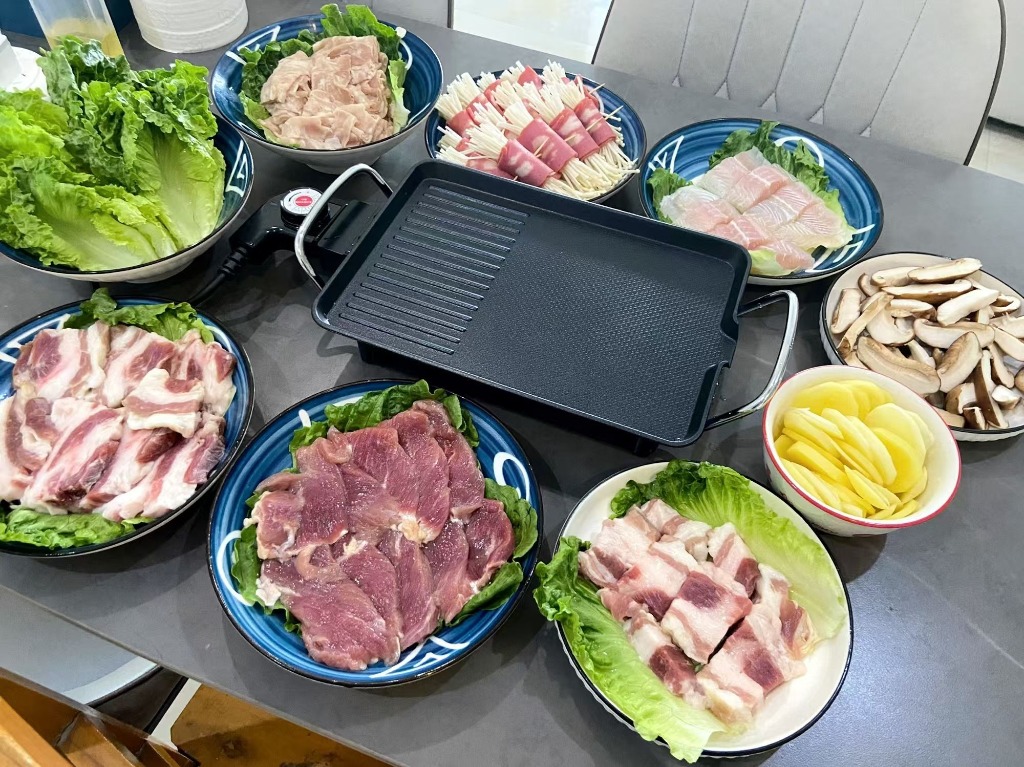 焼肉プレート 無煙 電気 ホットプレート グリルプレート波型 焼肉プレート 無煙 電気 ホットプレート グリルプレート波型
