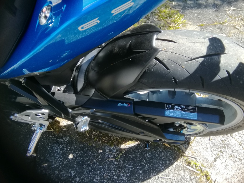 Puig(プーチ)GSX-8R リアフェンダー Puig 21699j REAR FENDER [MATT BLACK] SUZUKI GSX-8S (23-25