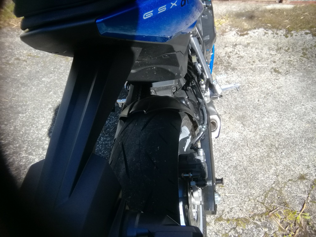 Puig 21699j REAR FENDER [MATT BLACK] SUZUKI GSX-8S (23-25