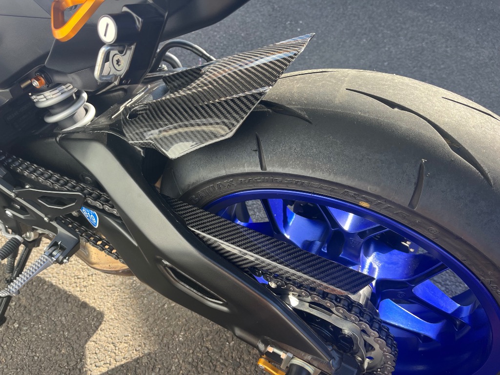 TEASER RFY06G REAR FENDER CHAIN CASE Set [DRY CARBON HG] YZF