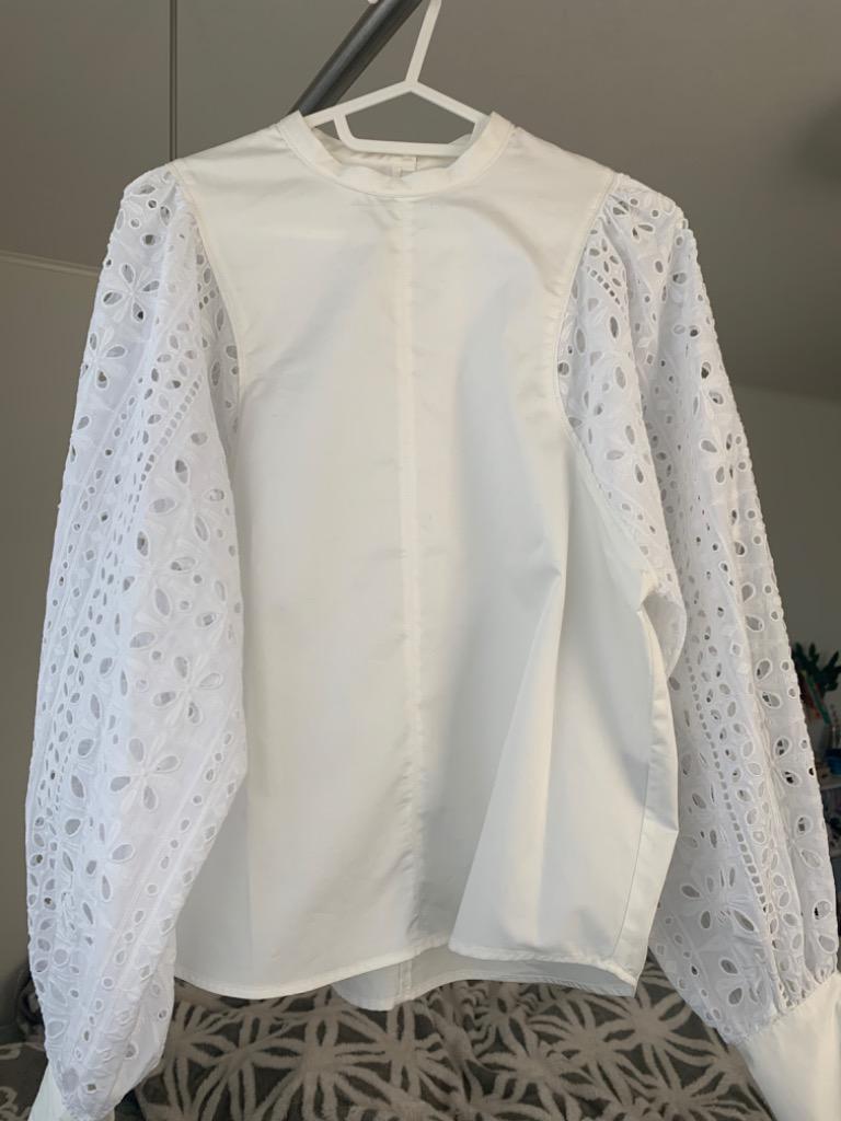 TODAYFUL TODAYFUL(トゥデイフル） Lacesleeve Cotton Blouse 50
