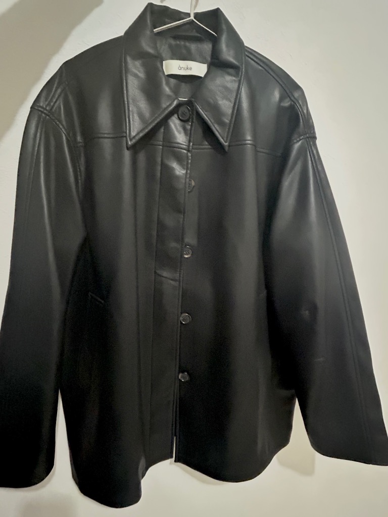anuke（アンヌーク） Ecoleather Over Jacket 予約商品 : RAPTURE - 通販 - Yahoo!ショッピング