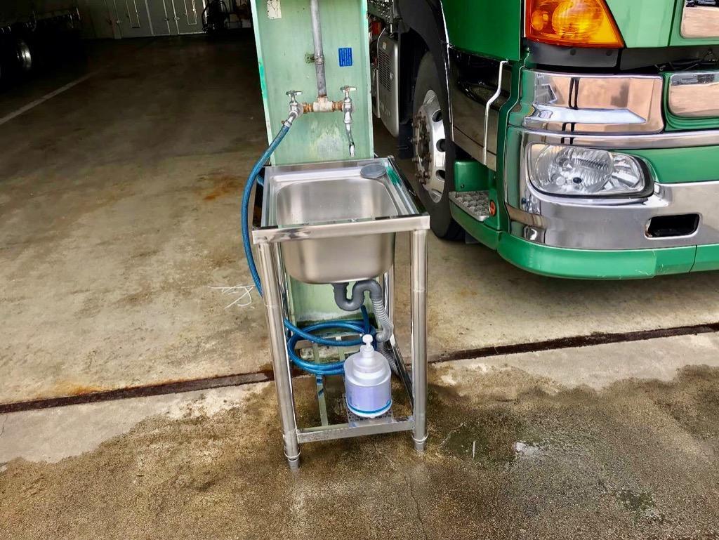 流し台 シンク ガーデンシンク ステンレス 水栓付き 蛇口 左右