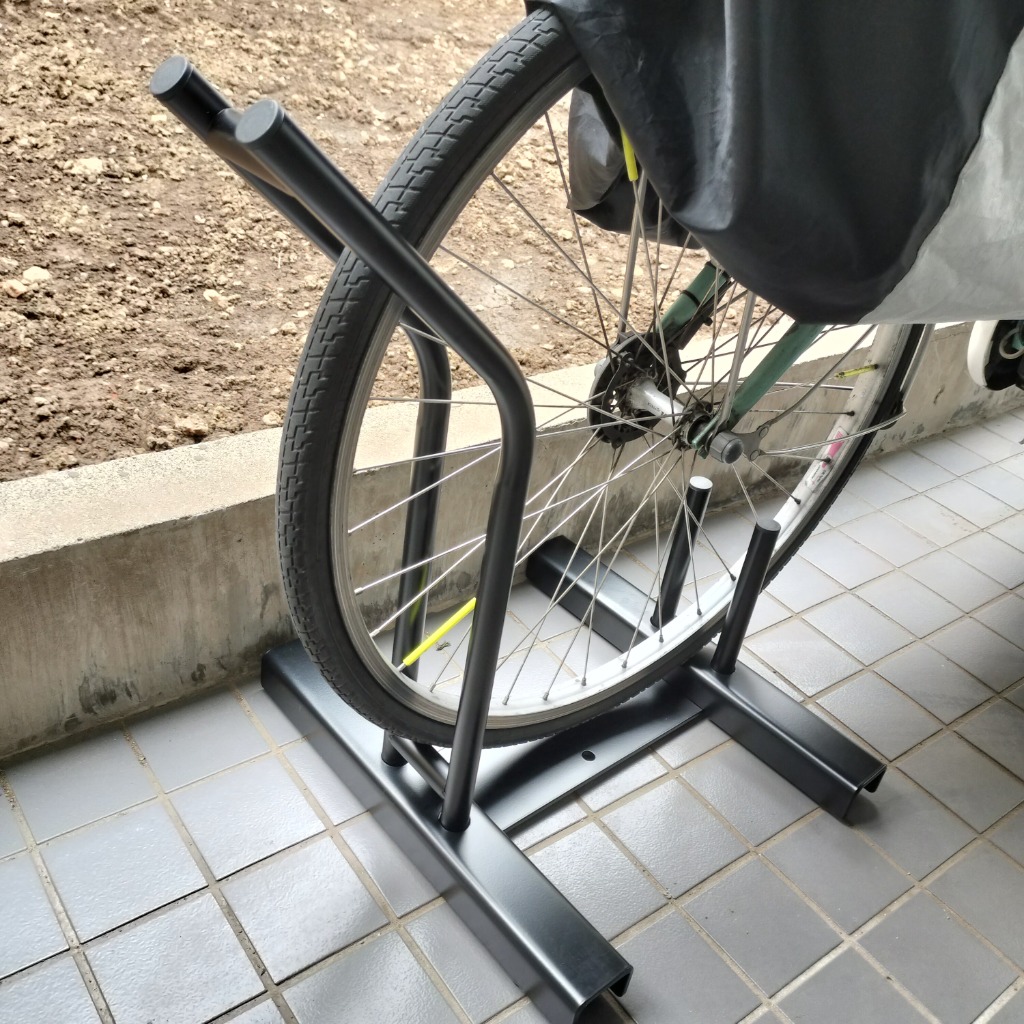 自転車スタンド 横風に強い 頑丈 自転車 ラック 倒れない