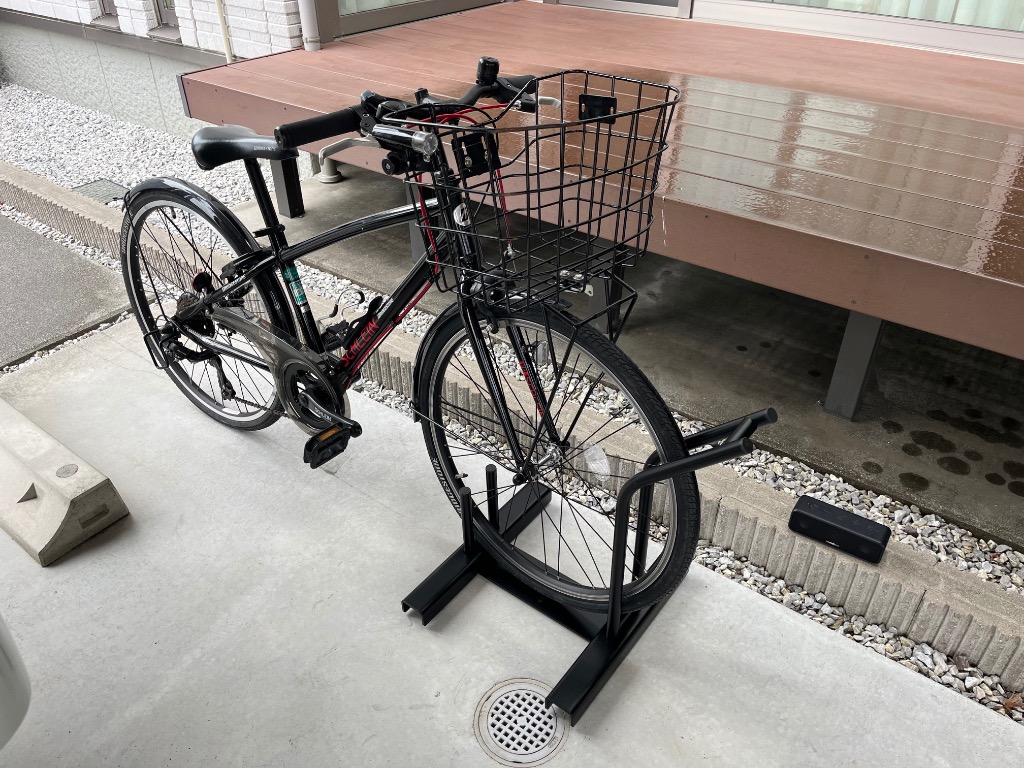 自転車スタンド 横風に強い 頑丈 自転車 ラック 倒れない