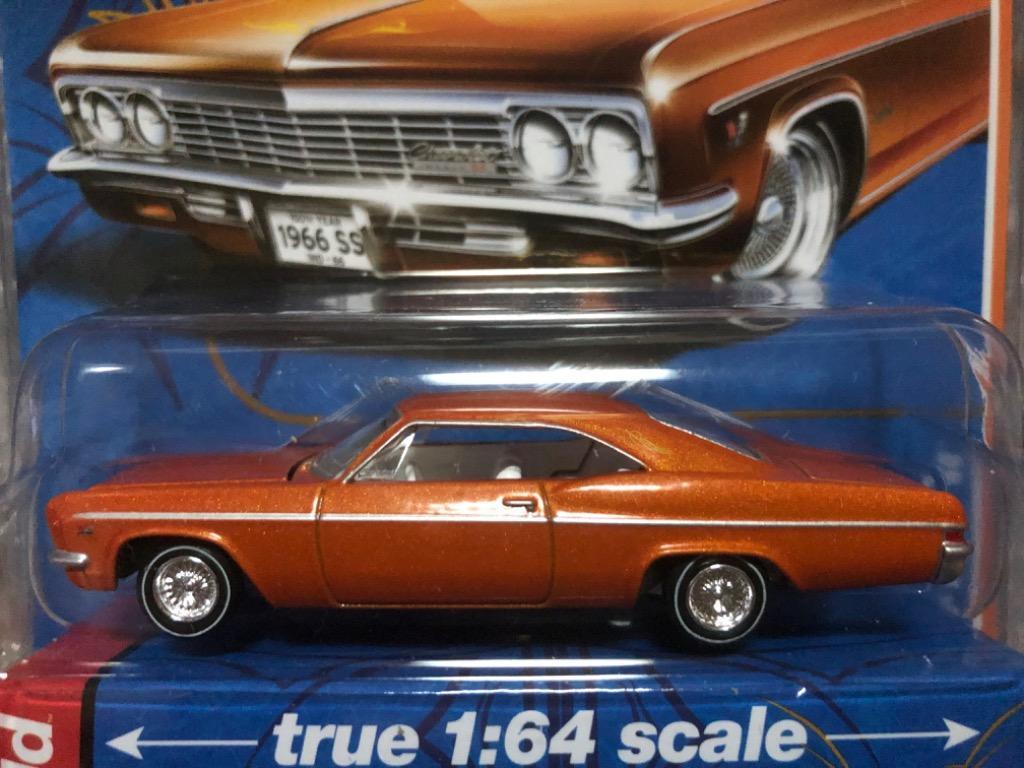 Auto World/オートワールド Custom Lowriders 1/64 ダイキャストミニカー ローライダー インパラ 1966 Chevy  Impala SS (オレンジ) :43093320045:RayRay - 通販 - Yahoo!ショッピング