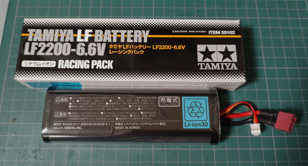 ネコポス対応】55102/タミヤ/LF2200-6.6V レーシングパック