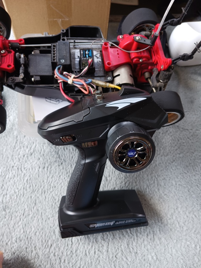 OPTION No.1 No.1/X6FG（送信機＋6ch受信機ジャイロ内蔵）RCカー