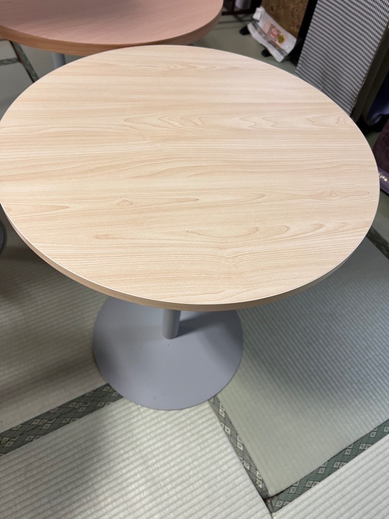 テーブル ラウンドテーブル 円形 幅60 ミーティングテーブル 丸