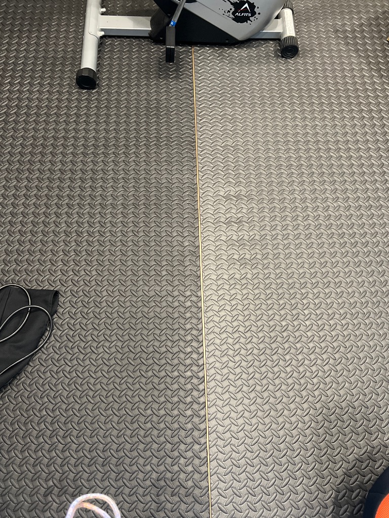 トレーニング マット 大判 幅広 118×236cm 防音 防振 滑りにくい