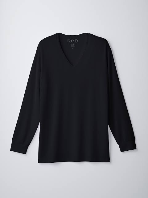 ReD 【3着購入で15%OFF】リカバリーウエア ReD Vネック インナー 長袖