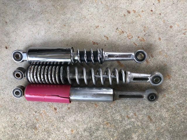 最新最全の 田中商会 タナカ DAX CT70 TRAIL 70 K2タイプ リアサスペンション メッキ 300mm ダックス K2 等 