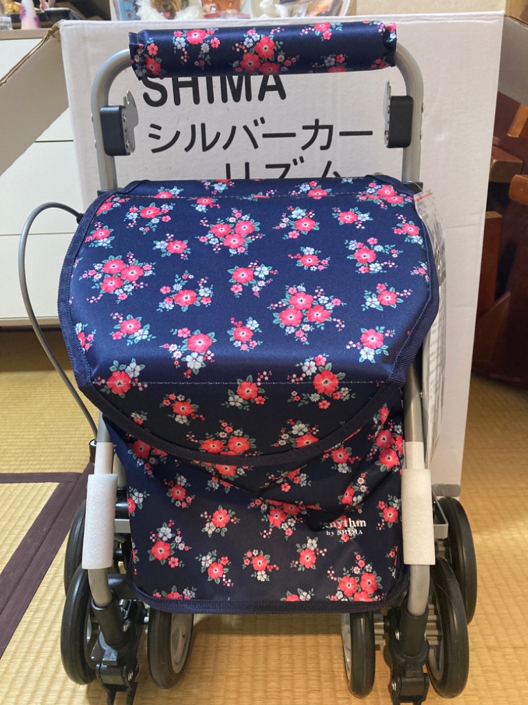 シルバーカー 軽量 歩行補助車 リズムRWC カート 手押し車 カゴ