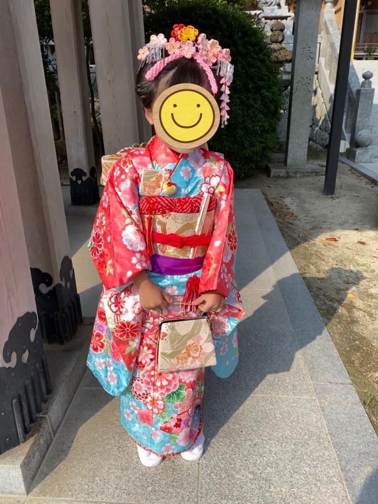 7歳 七五三レンタル 小さいサイズ 5歳女の子 着物レンタル
