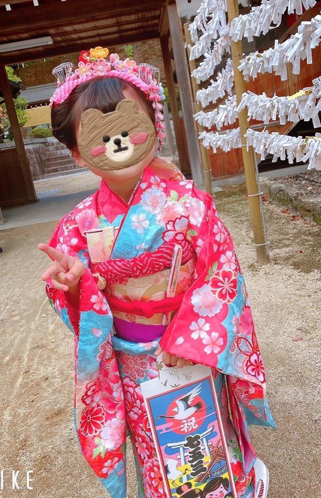 7歳 七五三レンタル 小さいサイズ 5歳女の子 着物レンタル