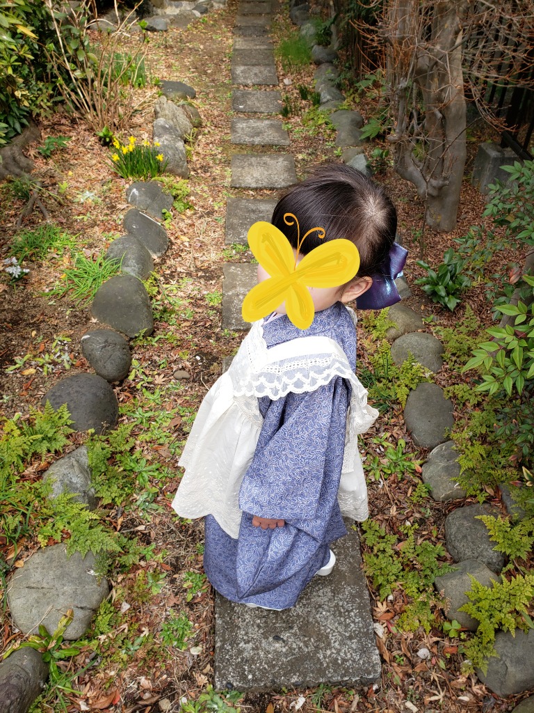 ゆいほの✩⡱★［単品］被布エプロンꕤハンドメイドꕤ七五三 3歳 女の子 ゆいほの✩⡱様専用☆［単品］被布エプロンꕤハンドメイドꕤ