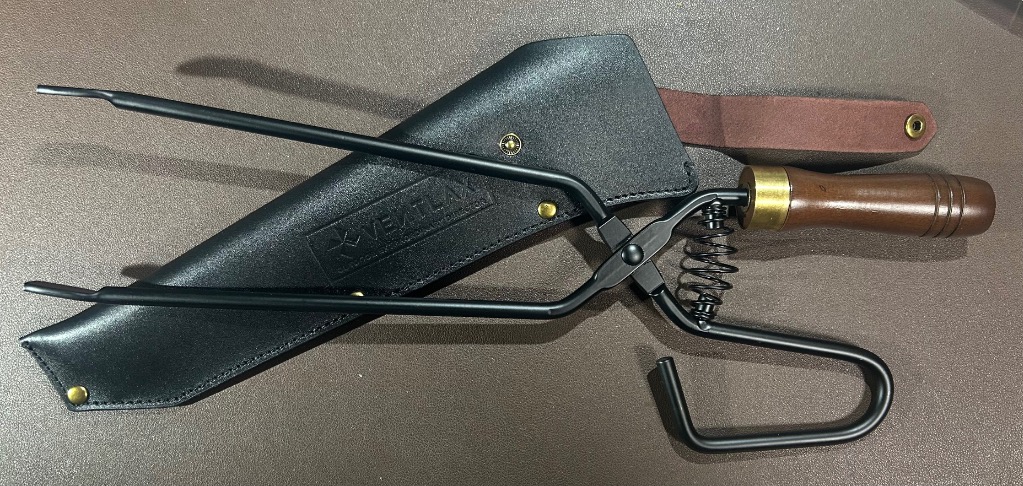 VENTLAX TAKIBI TONGS LEATHER SHEATH 焚き火トング レザー