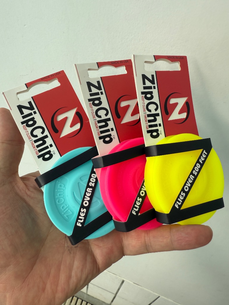 Zip Chip 3個セット【ジップチップ ミニフリスビー ハンドフリスビー