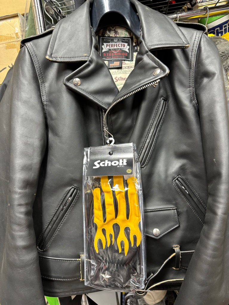 Schott N.Y.C (ショット) ワンスター ファイヤー レザー