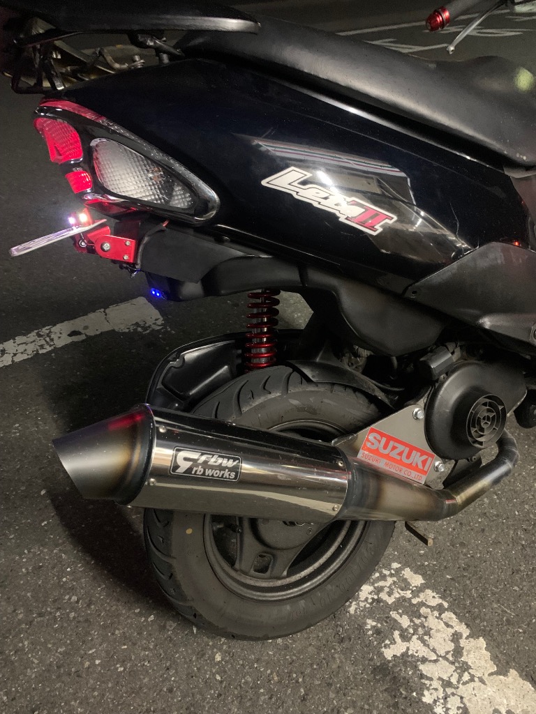 rb-works製☆新品☆スズキZZ/レッツII用☆スポーツマフラー☆Ver.2
