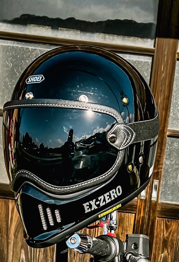 SHOEI EX-ZERO 専用設計 ゴーグル ダークスモーク 巾着袋付き