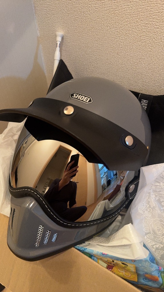 SHOEI EX-ZERO 専用設計 ゴーグル ミラー 巾着袋付き ショウエイ イー