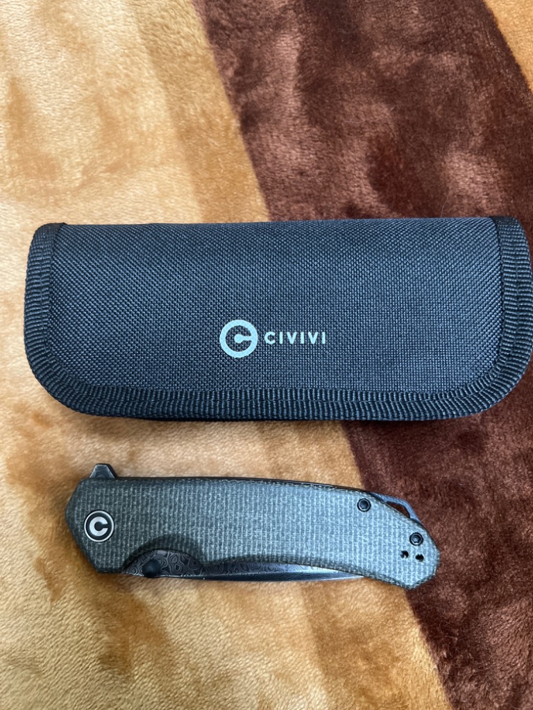 楽天市場】CIVIVI 折りたたみナイフ Brazen ダマスカスブレード