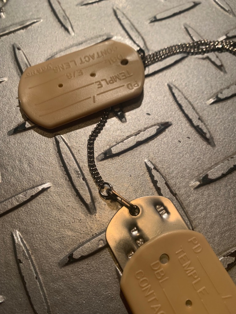 未使用　米軍放出品　ドックタグ　24枚セット　送料無料 米軍放出品 ドッグタグカバー サイレンサー 2個セット military