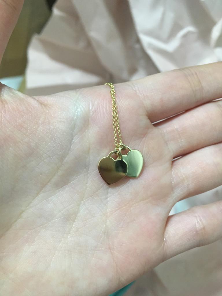 Tiffany & Co. ダブルハートネックレス TIFFANY&Co ダブルハート ネックレス シルバー925｜Yahoo!フリマ