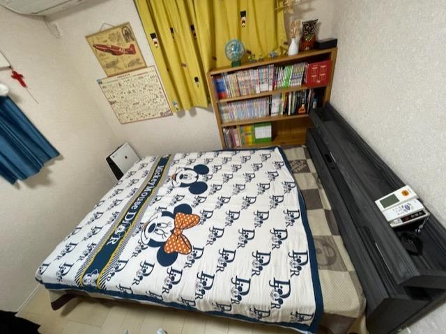 ダブルベッド 宮付き 木製 ベッドフレーム 収納 北欧風 木目調 LED照明