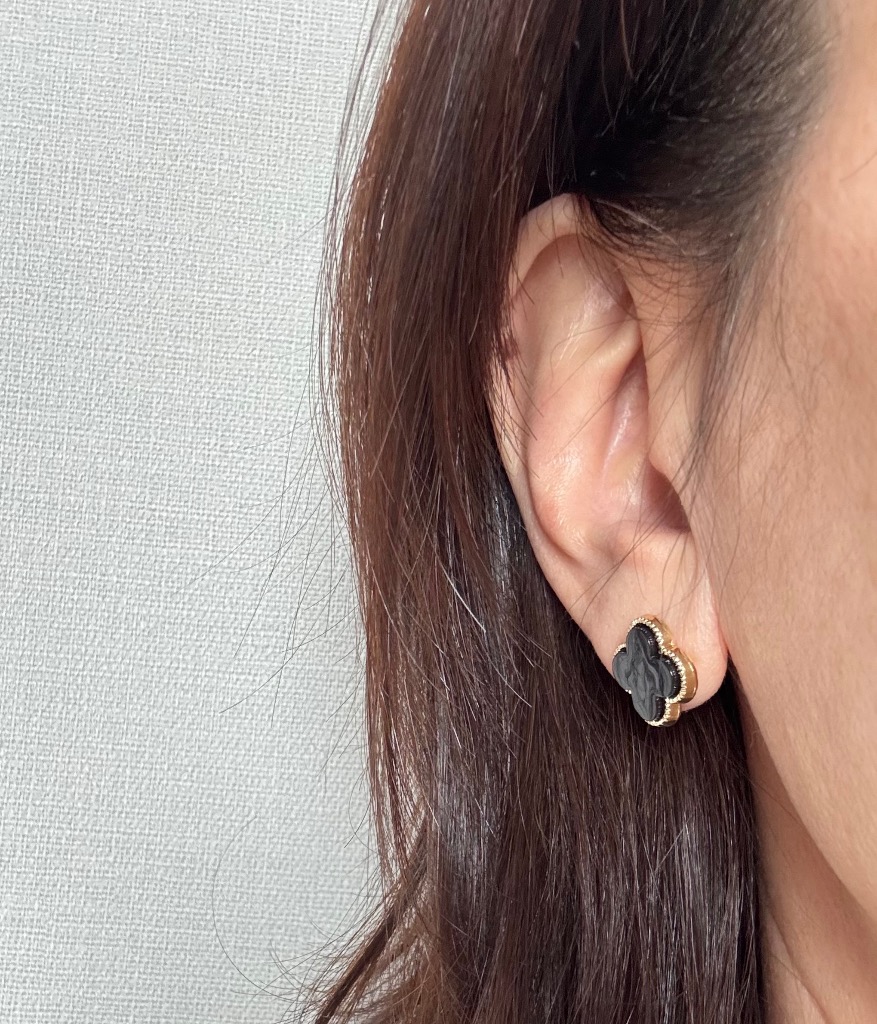 全品Point10倍!最大倍率50% 四つ葉クローバーピアス パーティー