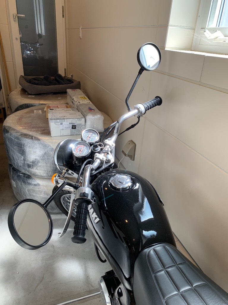 バイクミラー 2個セット シルバー/ブラック バイクミラー シルバー ブラック 2個セット - メルカリ