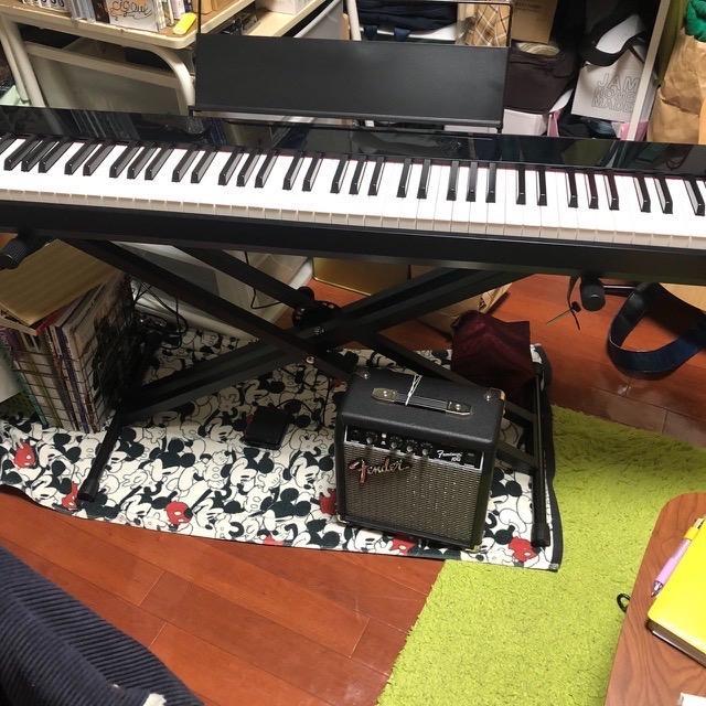 キーボードスタンド ピアノ 電子ピアノ 台 X型 88 61 76 鍵 カシオ 