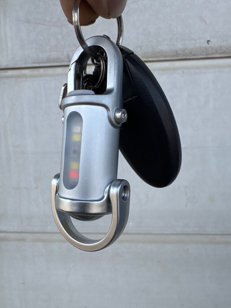 2025新登場 防水キーホルダー型ライト LEDキーチェーンライト