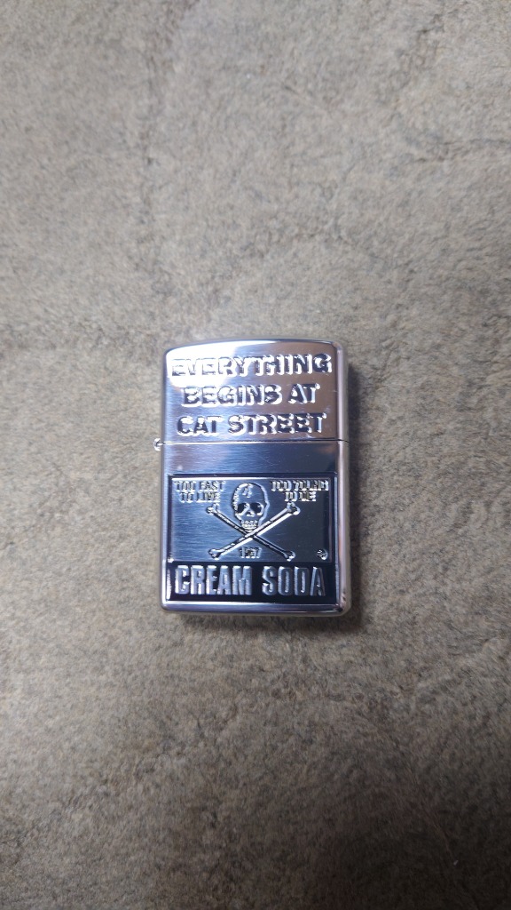 クリームソーダ　CS角ドクロZIPPO CREAM SODA